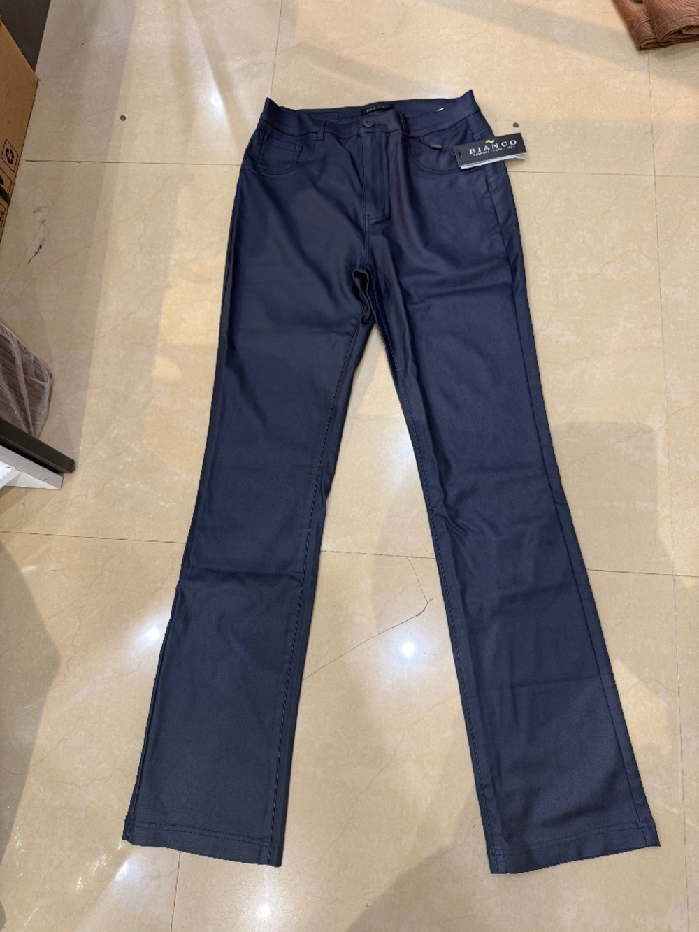 Bianco - 224920US Bootcut Coated Pant